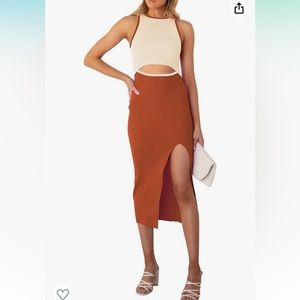 Bodycon midi dress. Worn once.